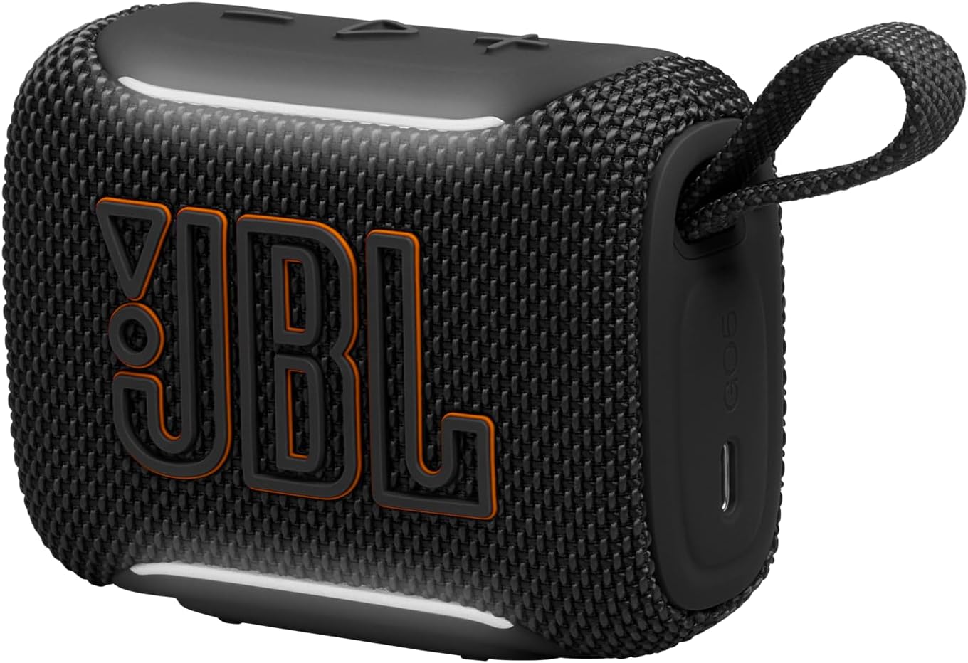 Svart JBL Go 5, en liten bluetooth högtalare