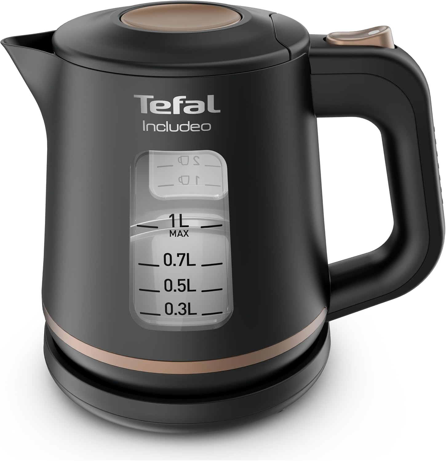 Svart Tefal Includeo vattenkokare KI5338